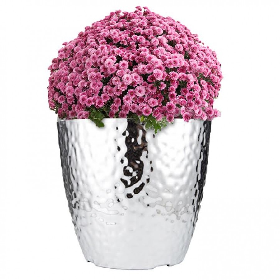 12” Hammered Accent Planter